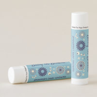 Baby in Bloom Boy Shower Party Favor Lip Balm