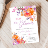 Baby in Bloom Bright Floral Baby Shower