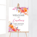 Baby in Bloom Bright Floral Baby Shower Welcome Poster<br><div class="desc">Make your event special with this Floral Baby Shower with our cute and lovely printable Welcome Sign featuring adorable Baby in Bloom Baby Shower theme. Download,  personalize,  and create lasting memories with this perfect touch for your joyous celebration!

BS1000</div>