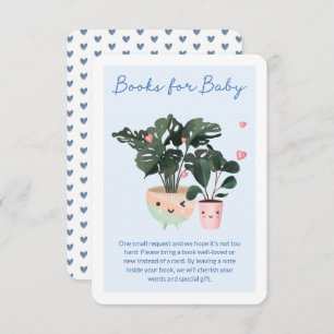 Baby In Bloom Cute Potted Plants Books For Baby Enclosure Card