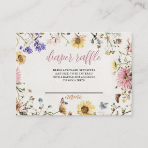 Baby in Bloom Diaper Raffle Ticket