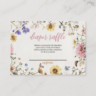 Baby in Bloom Diaper Raffle Ticket