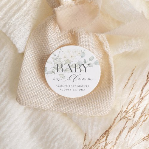 BABY IN BLOOM Favor or Envelope Stickers