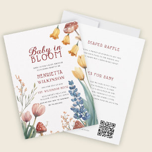 Baby in Bloom Floral Baby Shower Invite