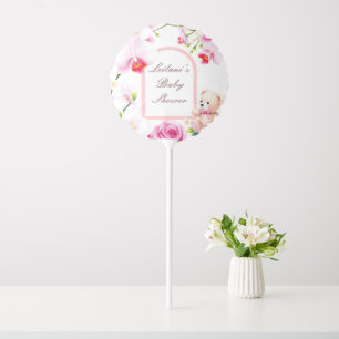Baby in Bloom floral shower for a girl Balloon