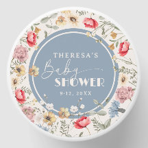 Baby in Bloom Floral Vintage Boy Baby Shower