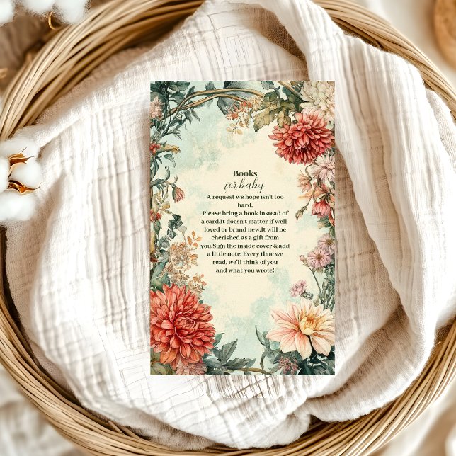 Baby in Bloom Floral Wildflower Books for Baby Enclosure Card (Creator Uploaded)