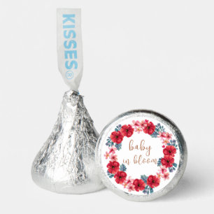 Baby In Bloom Floral Wreath Baby Shower Hershey®'s Kisses®
