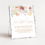 Baby in Bloom Florals Late Night Diaper Poster<br><div class="desc">Make your event special with this Spring Baby Shower with our cute and lovely printable Late Night Diapers Sign featuring adorable Wild Flower Baby Shower theme. Download,  personalize,  and create lasting memories with this perfect touch for your joyous celebration!

BS612</div>