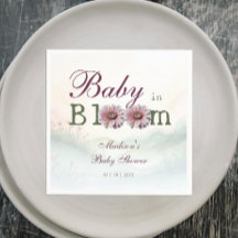Baby in Bloom Gerber Daisies Baby Shower