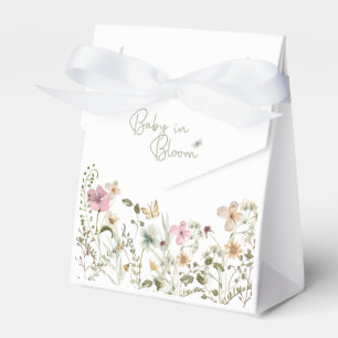 Baby in Bloom Girl Baby Shower Favor Boxes