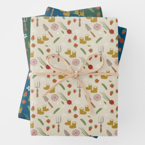 Baby in Bloom Growing Garden Baby Shower Wrapping Paper Sheets