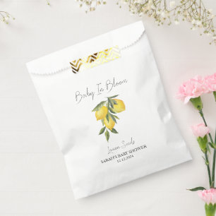 Baby In Bloom l Lemon Seeds Baby Shower Favor Bag