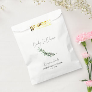 Baby In Bloom l Rosemary Seeds Baby Shower Favor Bag