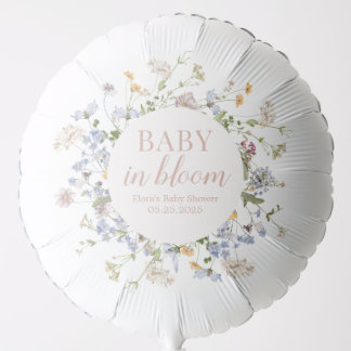 Baby in Bloom Large Helium Balloon
