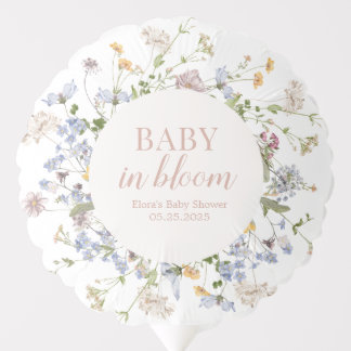 Baby In Bloom Medium Balloon