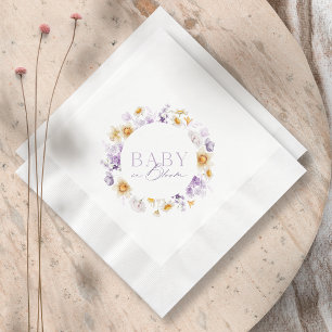 Baby in Bloom  Napkins