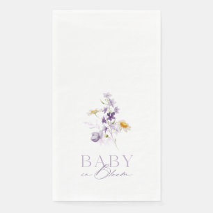 Baby in Bloom  Paper Guest Towels