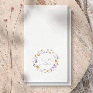 Baby in Bloom  Paper Guest Towels
