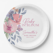 Baby in Bloom Pink Spring Floral Baby Shower