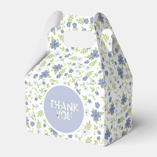 Baby in Bloom Shower Favor Boxes (Front Side)