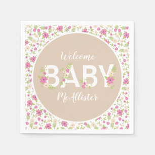 Baby in Bloom Shower Napkins