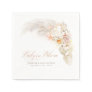 Baby in Bloom Soft Light Flowers Baby Shower Napkins