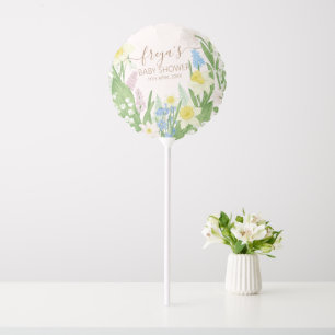 Baby in Bloom Spring Easter Baby Shower Balloon