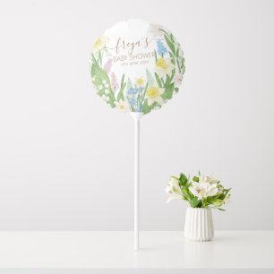 Baby in Bloom Spring Easter Baby Shower Balloon