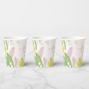 Baby in Bloom Spring Easter Baby Shower Paper Cups