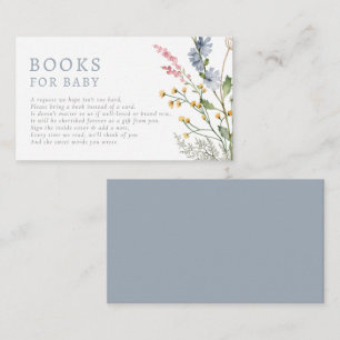 Baby in Bloom Spring Wildflower Books for Baby Enclosure Card