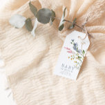 Baby in Bloom Spring Wildflower Floral Baby Favor Gift Tags<br><div class="desc">There's a BABY IN BLOOM! Thank your guests for attending your baby shower with this elegant   sweet spring-themed boho baby shower favor tag design.</div>