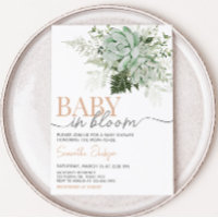 Baby in Bloom Succulent Baby Shower