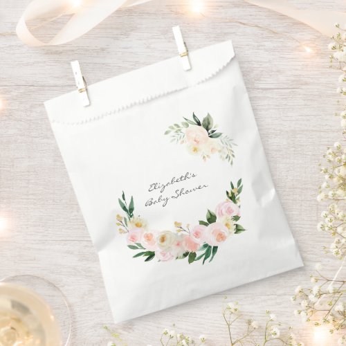 Baby in Bloom  Sunlit Floral Baby Shower Favor Bag