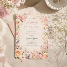 Baby in Bloom Watercolor Baby Shower
