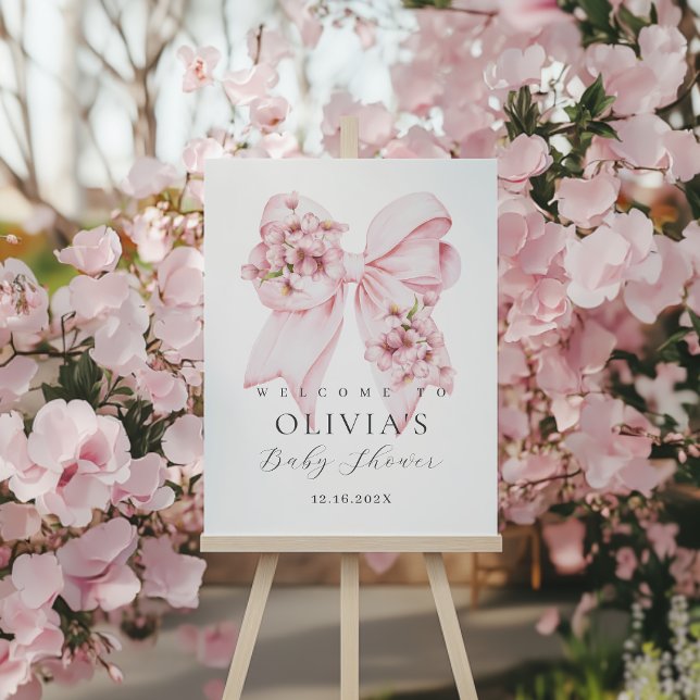 Baby in Bloom Welcome Sign Foam Board  (Creator Uploaded)