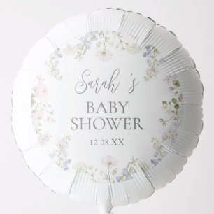 Baby in Bloom Wildflower Baby Shower Balloon