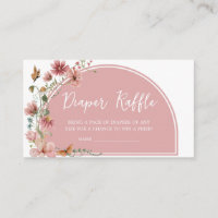 Baby in Bloom Wildflower Baby Shower Diaper Raffle