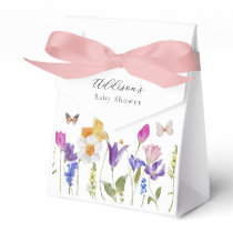 Baby in Bloom Wildflower Baby Shower Favor Boxes