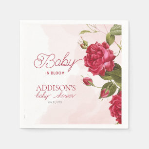 Baby in Bloom Wildflower Baby Shower Napkins