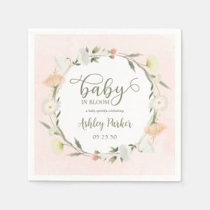 Baby In Bloom Wildflower Baby Sprinkle Napkins