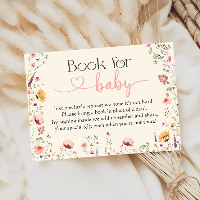 Baby in Bloom Wildflower Books for Baby Enclosure Card (Creator Uploaded)