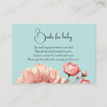 Baby in Bloom WildFlower Elegant Pink Blue Shower