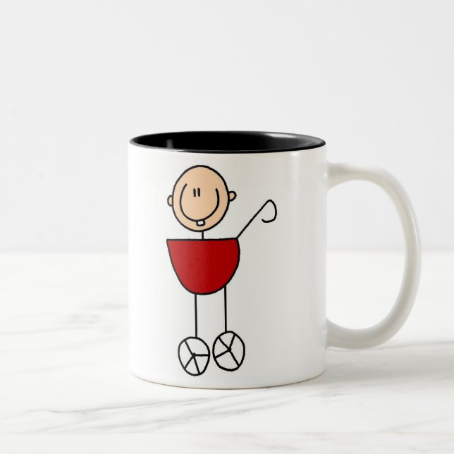 Baby In Carriage Mug (Right)