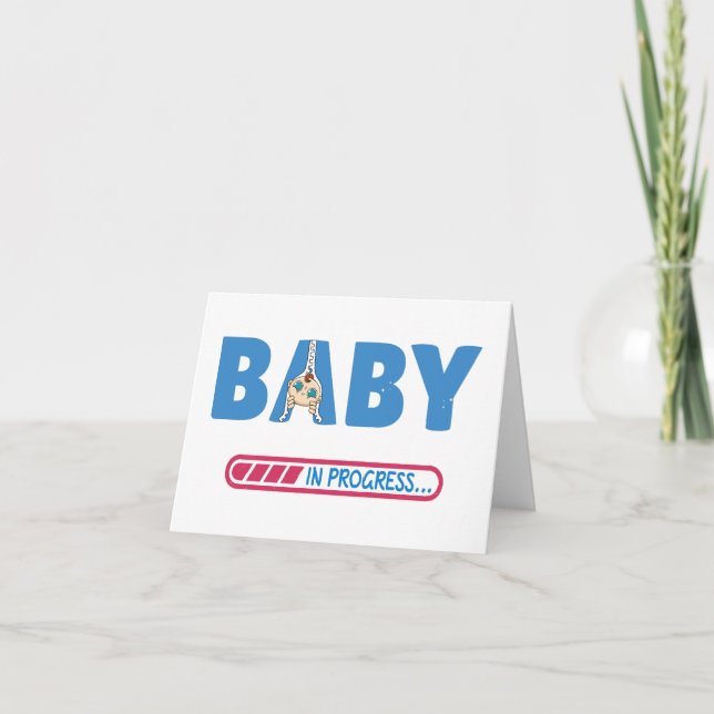 Baby in progress business card (Front)