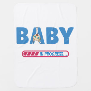 Baby in progress business card T-Shirt Baby Blanket