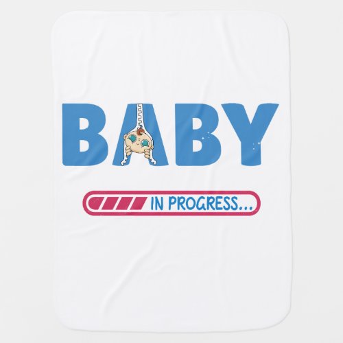 Baby in progress business card T_Shirt Baby Blanket