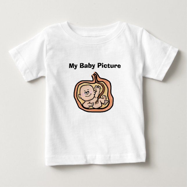 Baby in Womb Funny Baby T-Shirt (Front)