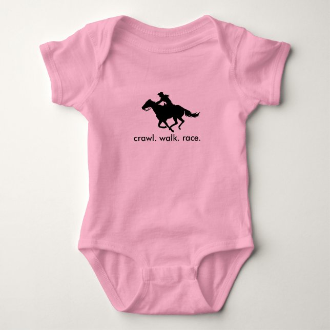 Baby Infant Shirt Future Barrel Racer Cowgirl (Front)