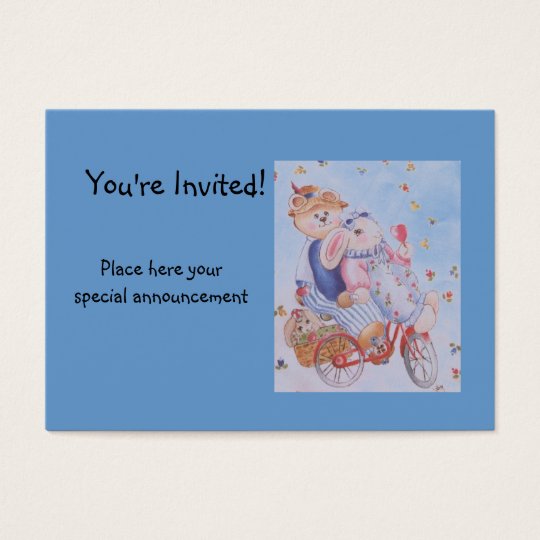 baby invitation